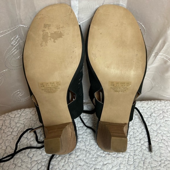 Franco Sarto Strap Lace up Peek A Boo Heels, 8.5 - Picture 11 of 12